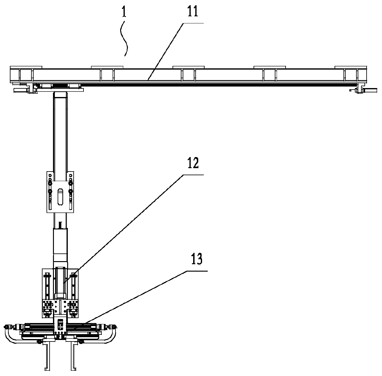 Driving axle housing waste automatic disassembling device and method