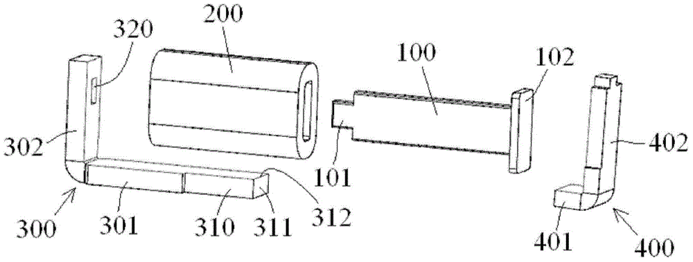 Magnetic force system of electromagnetic relay