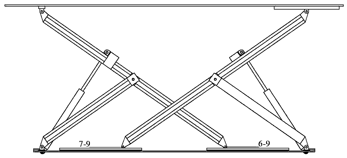 A two-degree-of-freedom parallel lifting mechanism for a three-dimensional garage