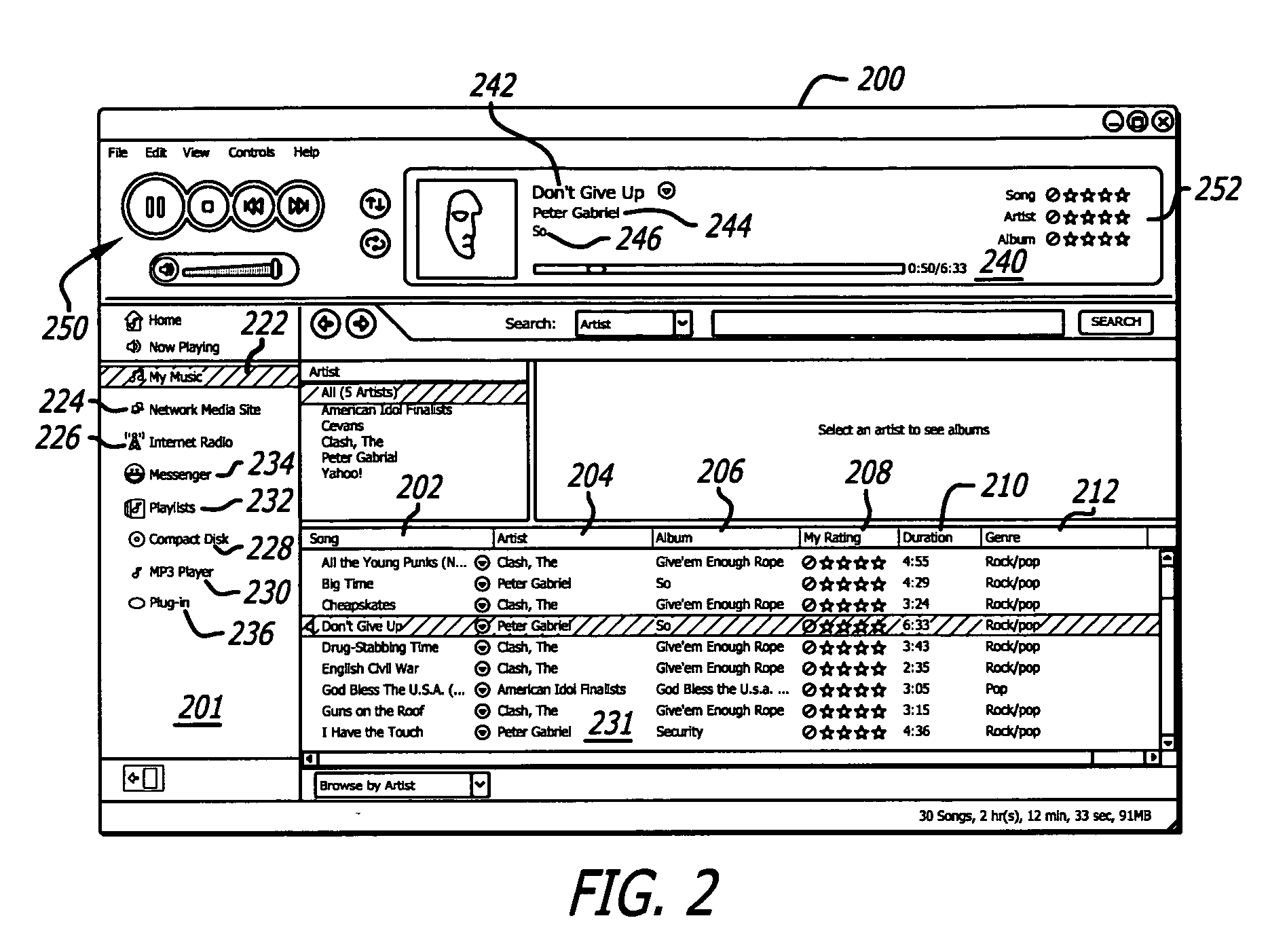 System and method for networked media access