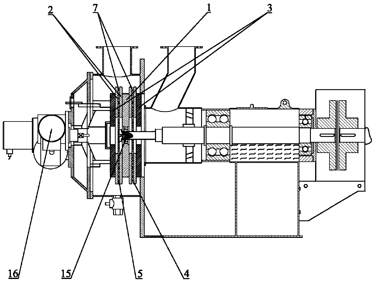 Pulping machine millstone, pulping machine rotor and pulping machine with pulping machine millstone