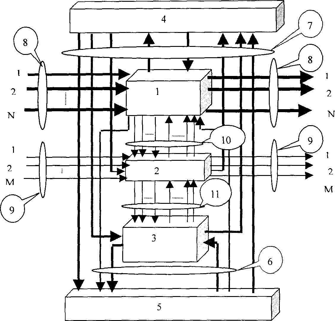 Integrated intelligent photoelectric mixed router