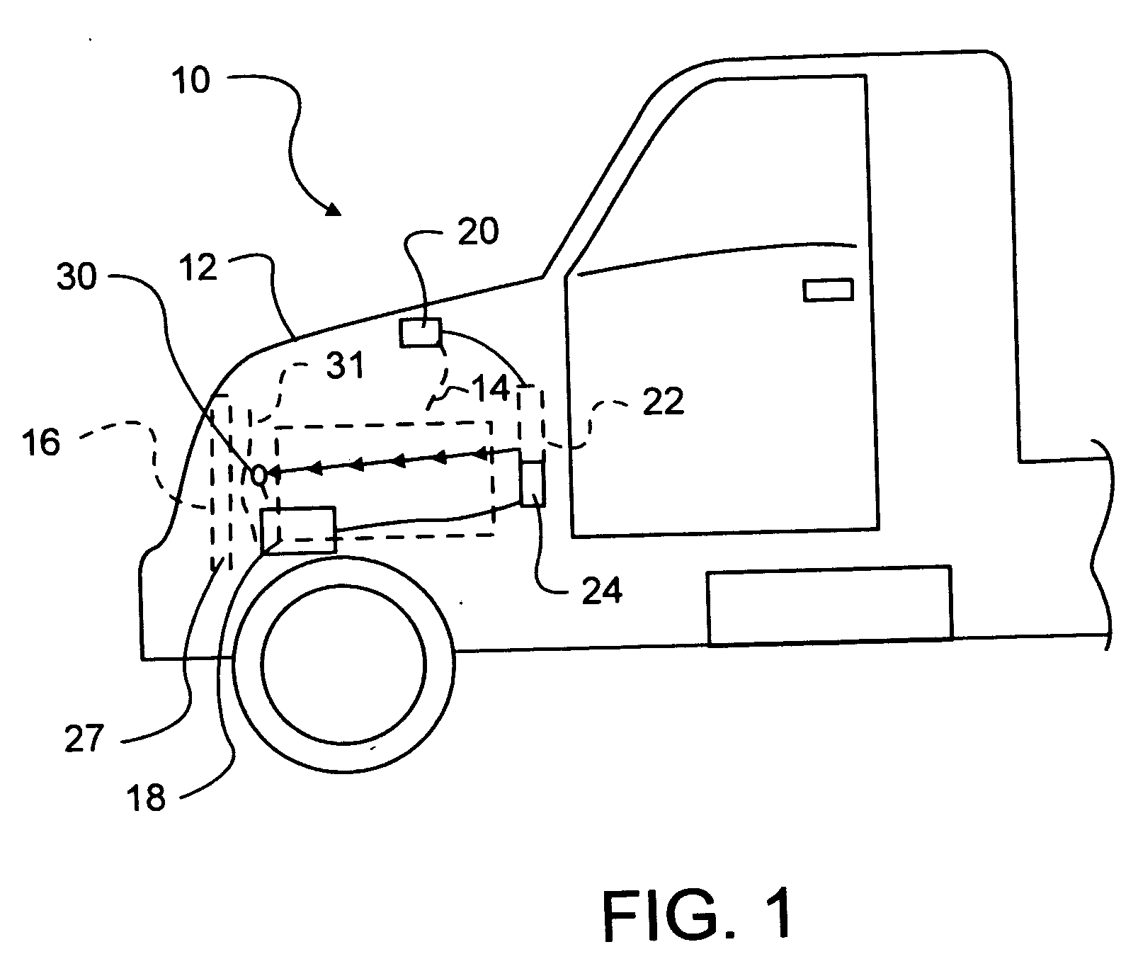 Method and device for a proactive cooling system for a motor vehicle