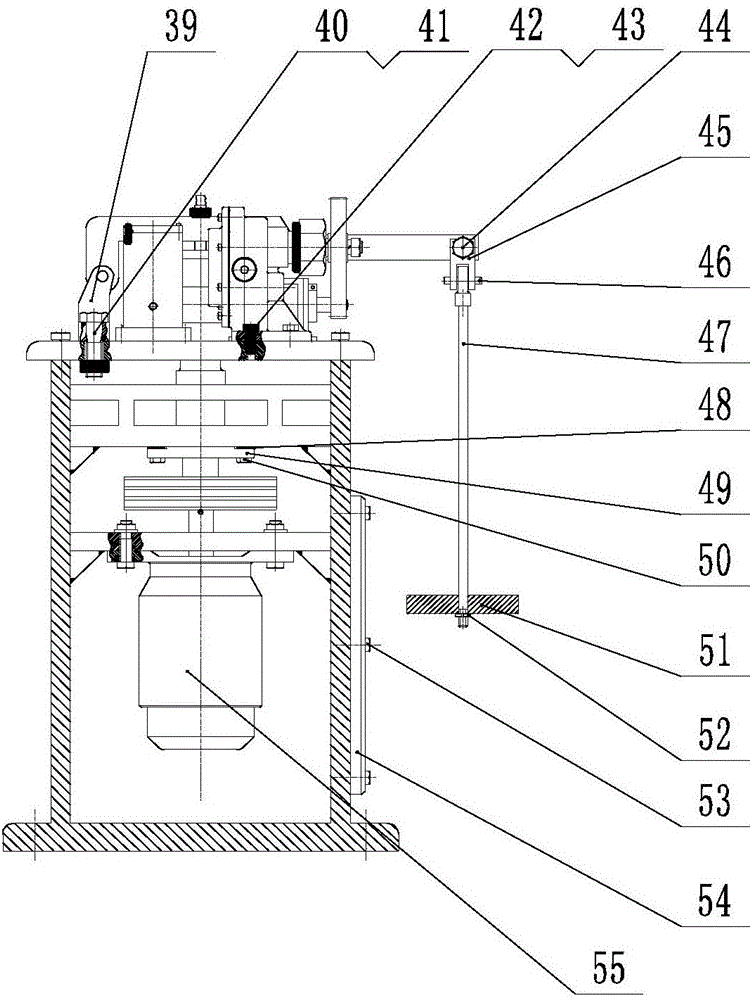 Thermally sprayed coating contact fatigue test machine capable of realizing failure early warning