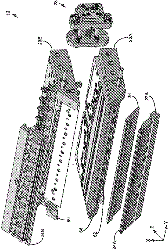 System and method for adjusting the land channel length of an extrusion die