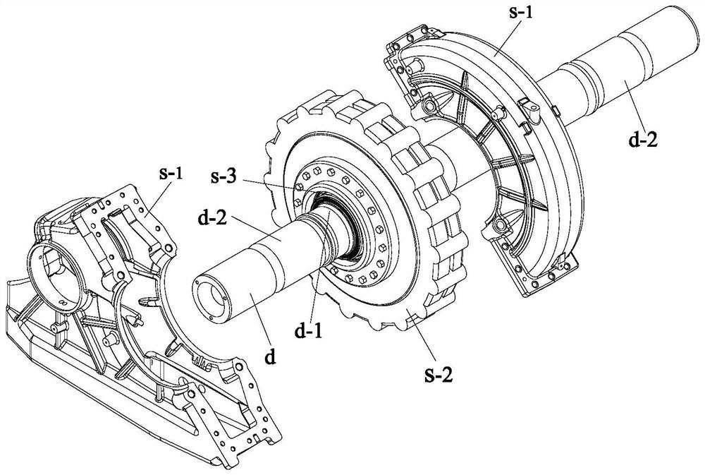 Power bogie based on easy-to-withdraw shaft type gear box and side beam single-point suspension type motor