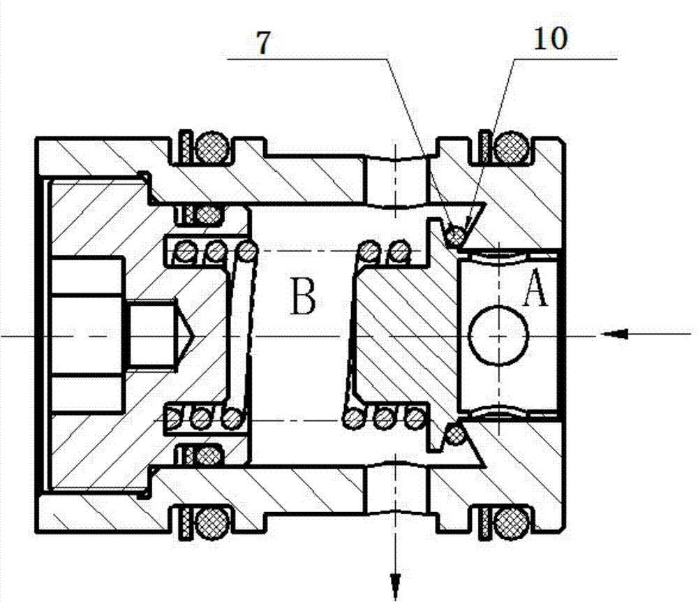 Zero leakage inserting installation one-way valve