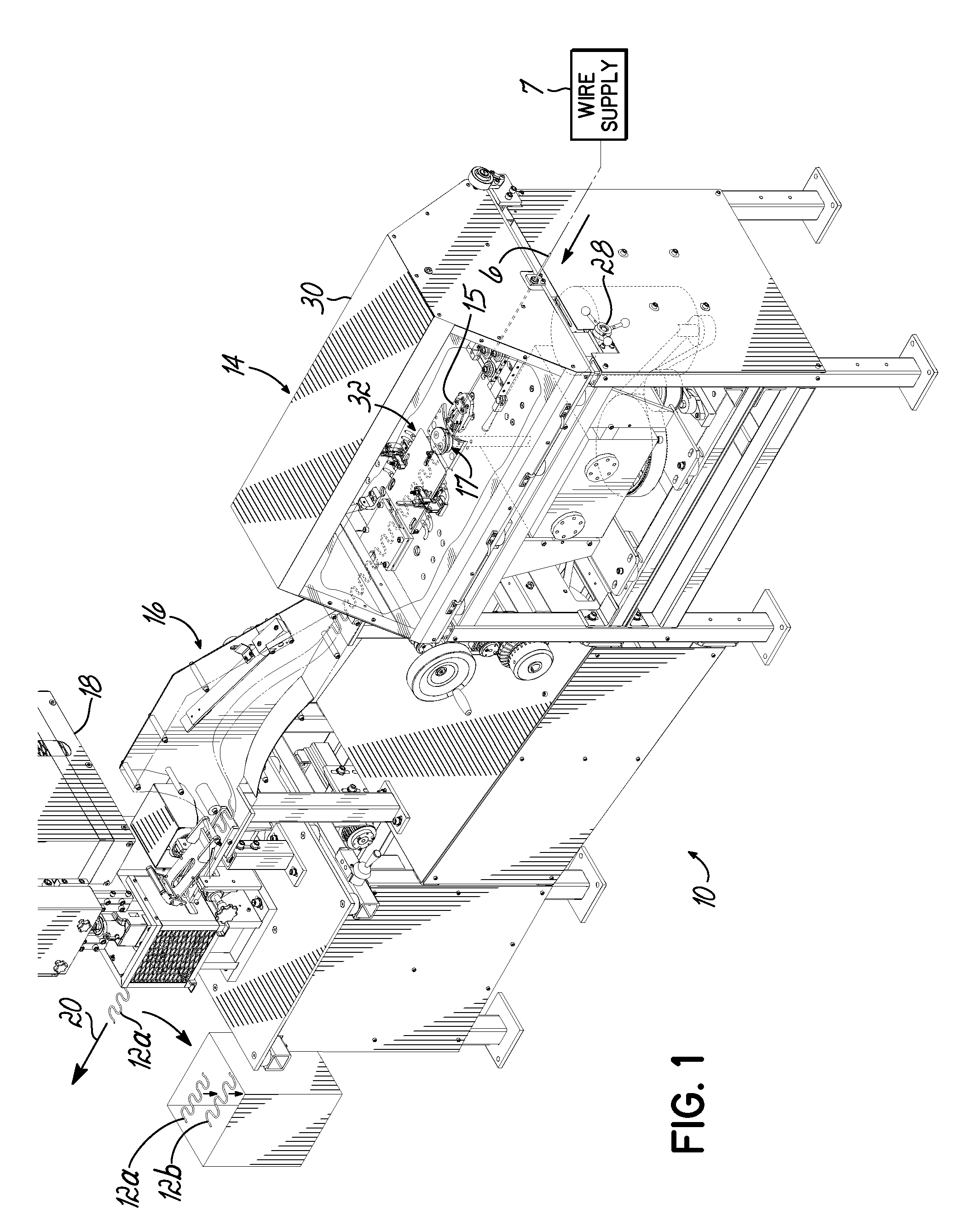 Method and Apparatus For Automating Production of Sinuous Springs