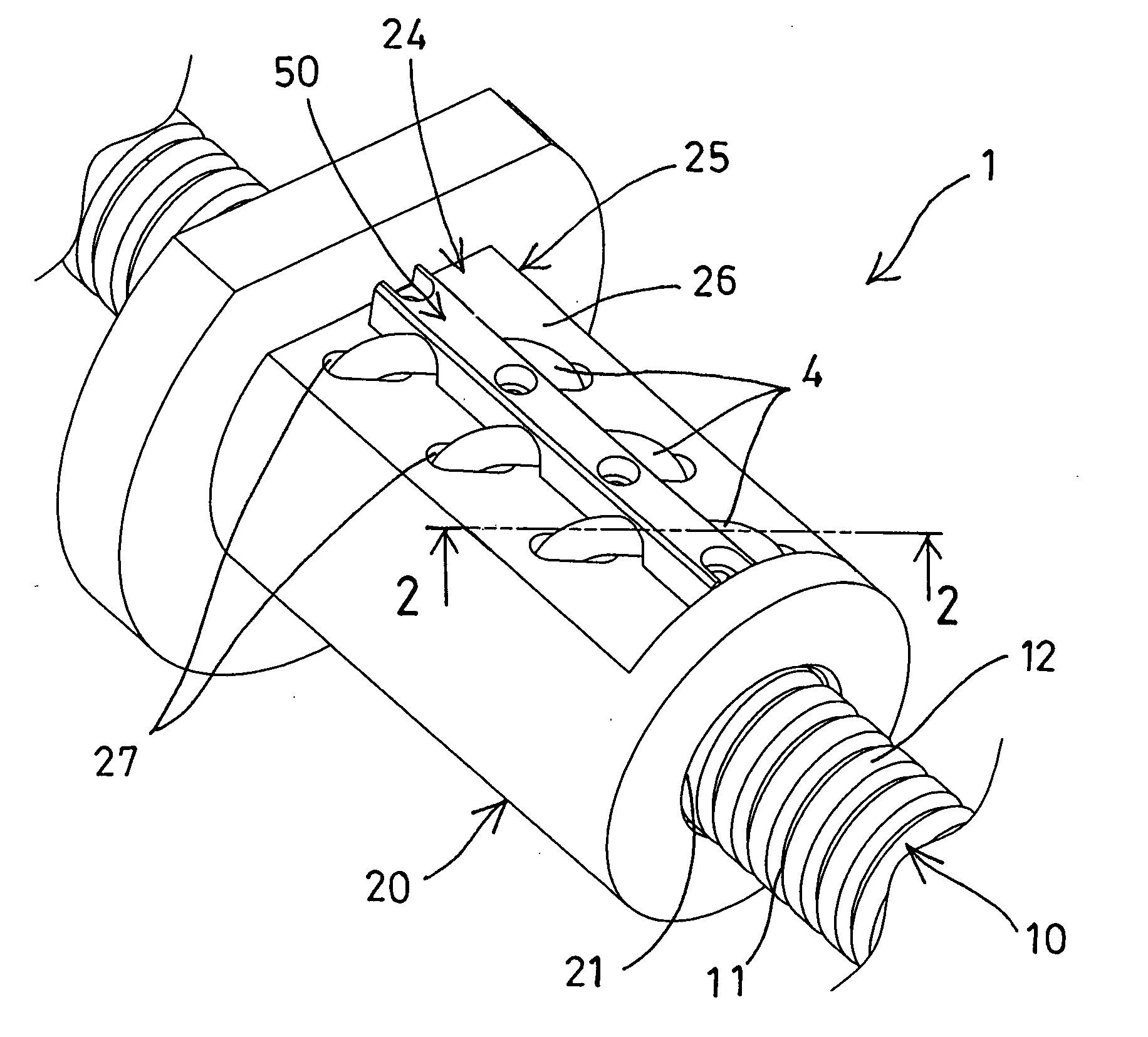 Ball screw device having ball return pipe