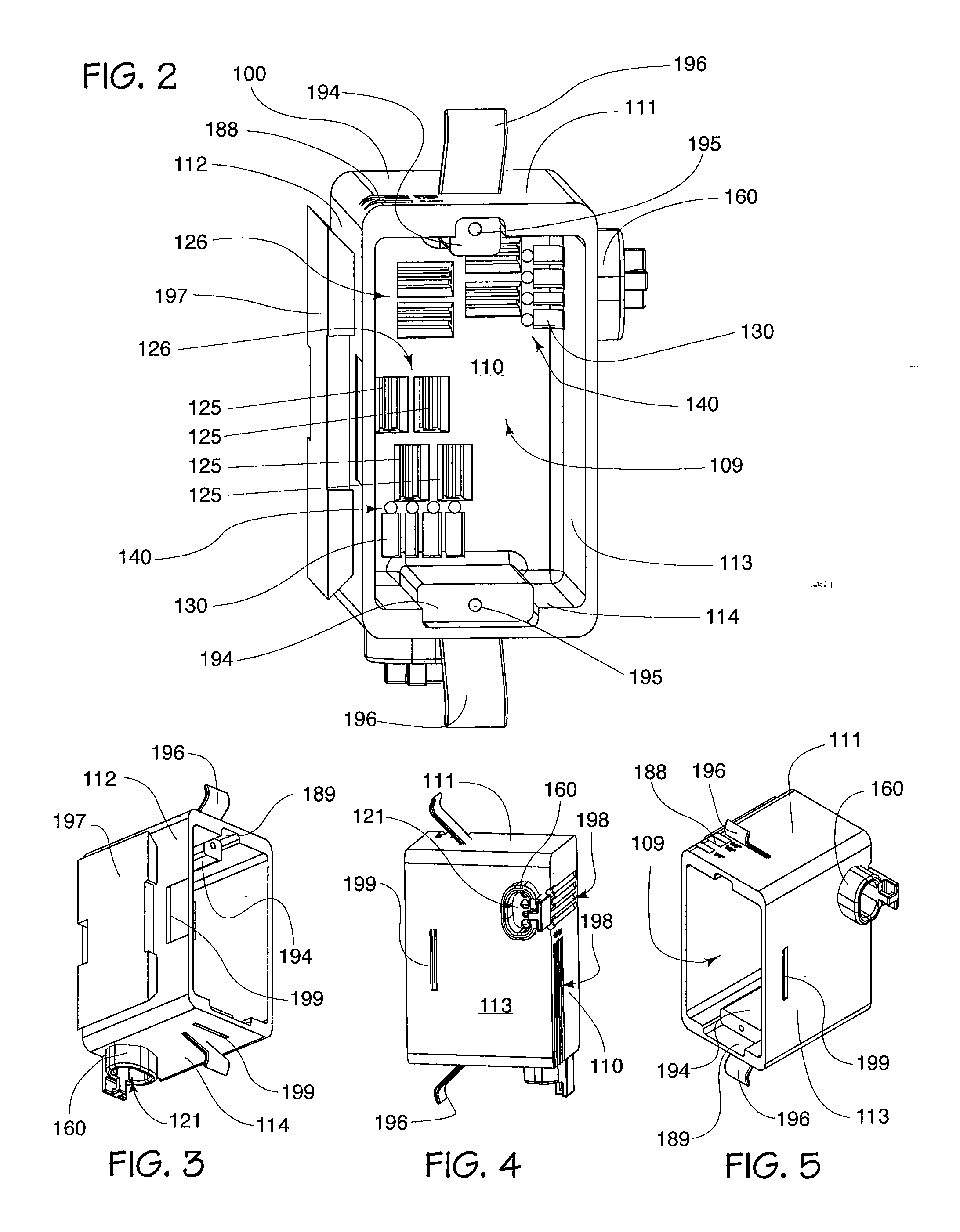 Electrical apparatus having quick connect components