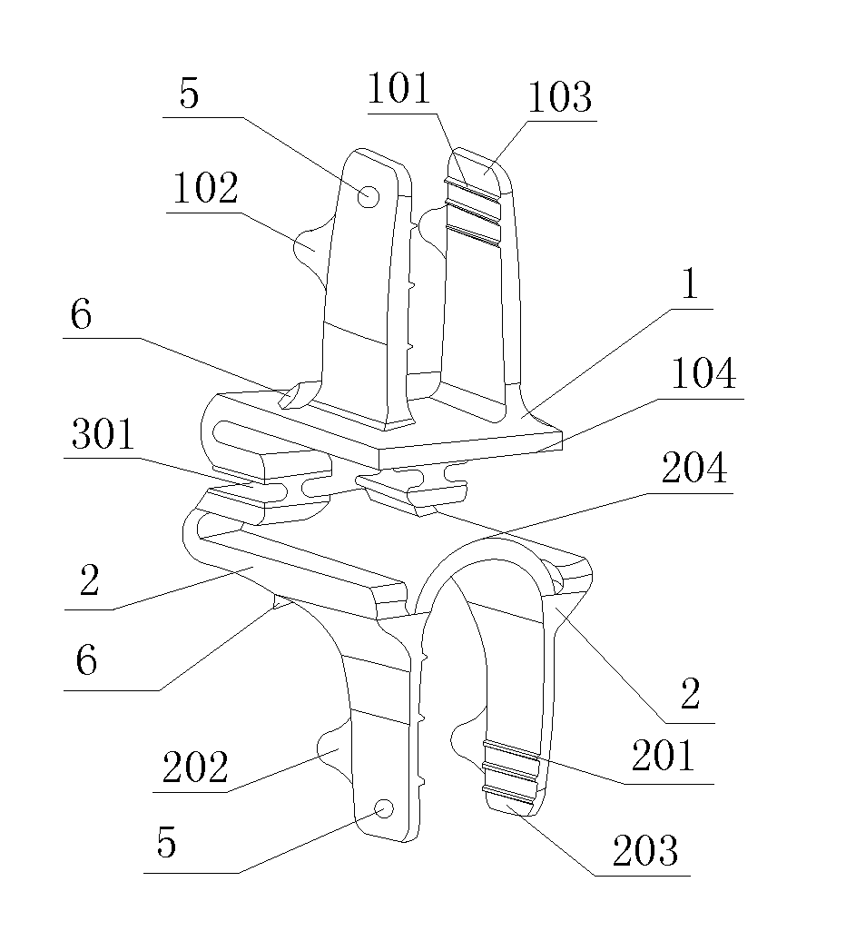 Interspinous omnidirectional dynamic stabilization device