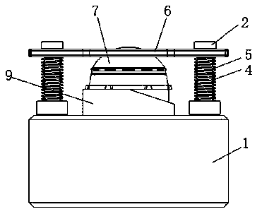 Clamping tool applicable to acetabulum lining