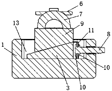 Clamping tool applicable to acetabulum lining