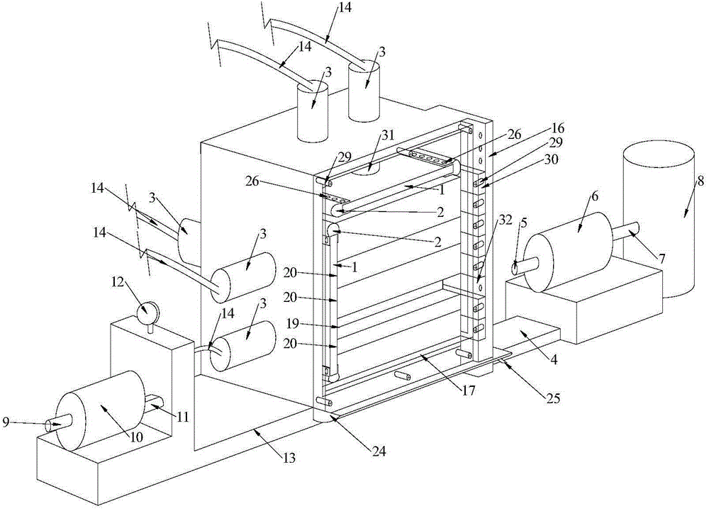 Coal bed mining floor grouting infiltration-reducing simulation testing system