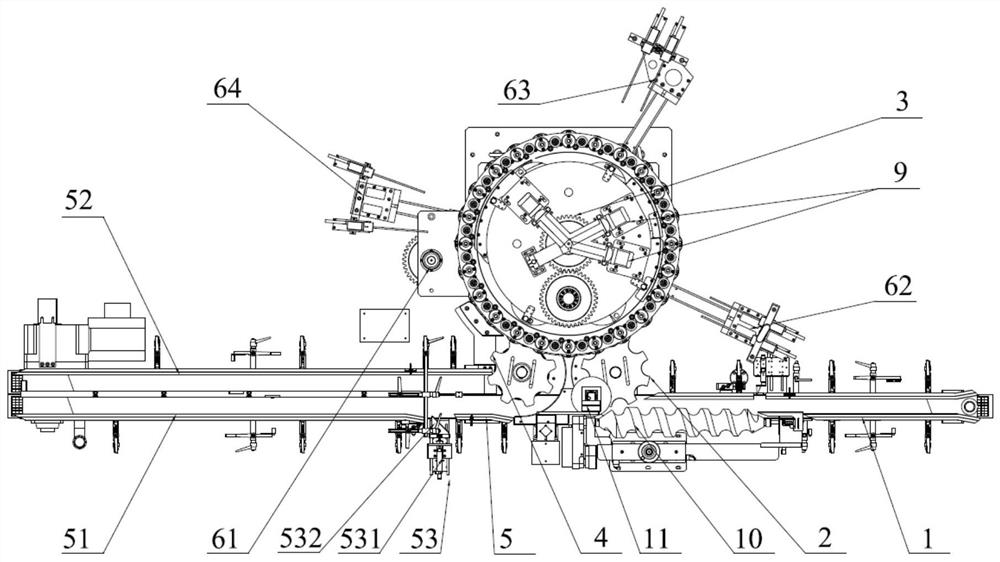 A vertical round bottle detection device