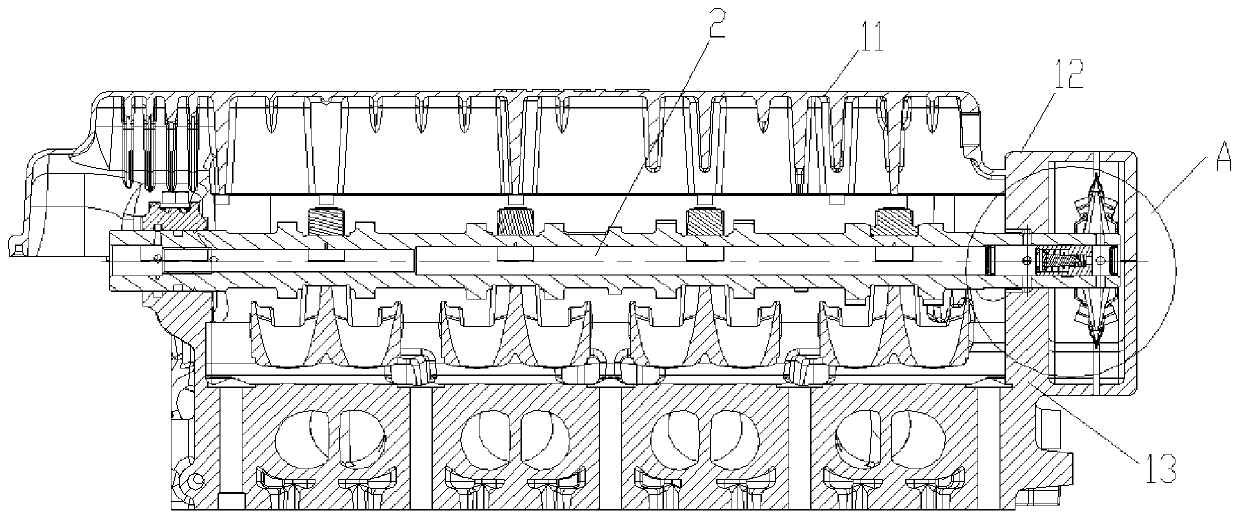 Crankcase ventilation system and automobile