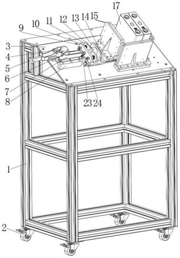 Clamp for splicing power battery cells