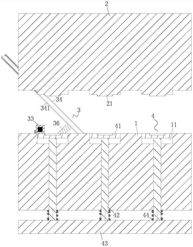 Battery electrode plate processing die