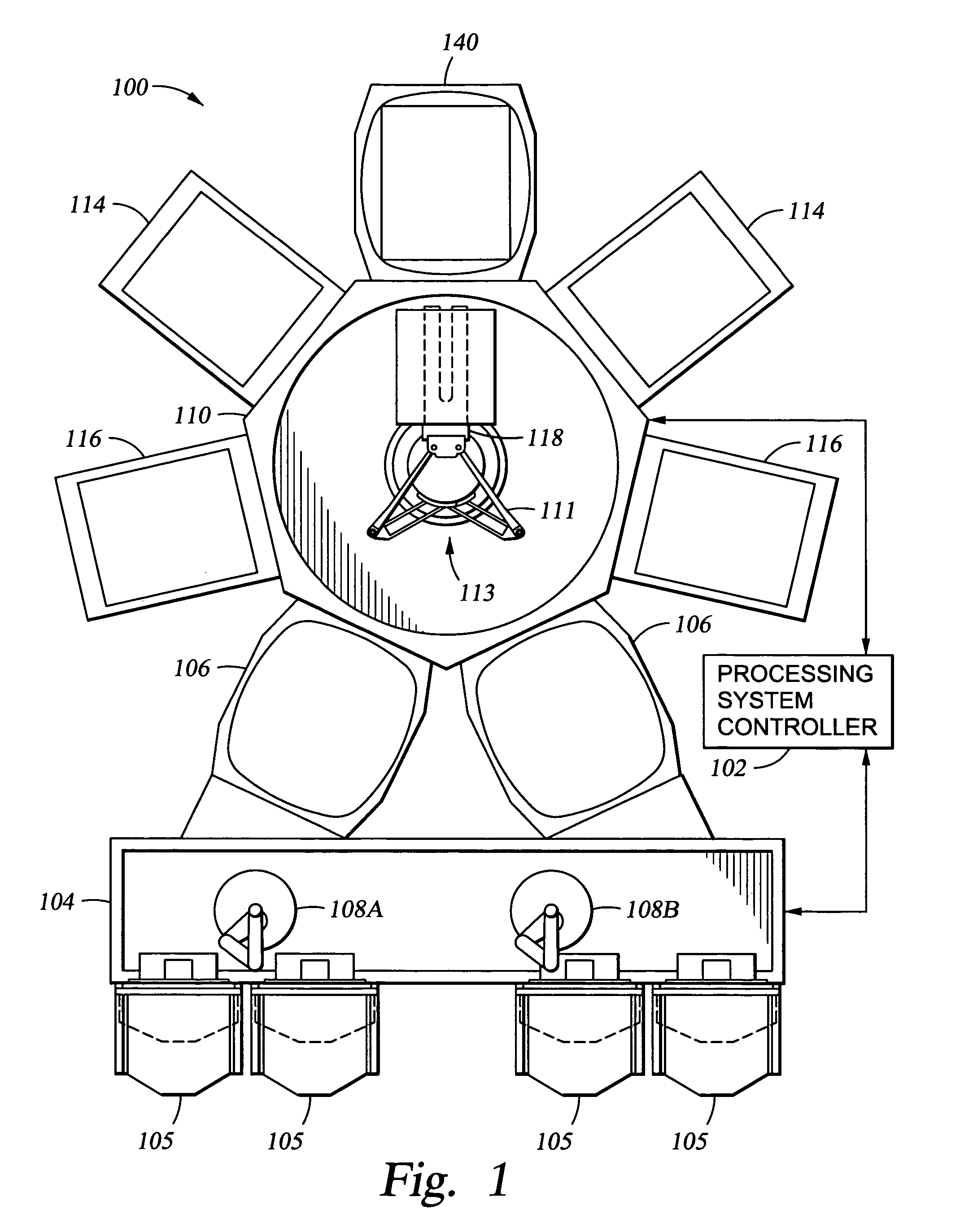 Chamber for uniform substrate heating