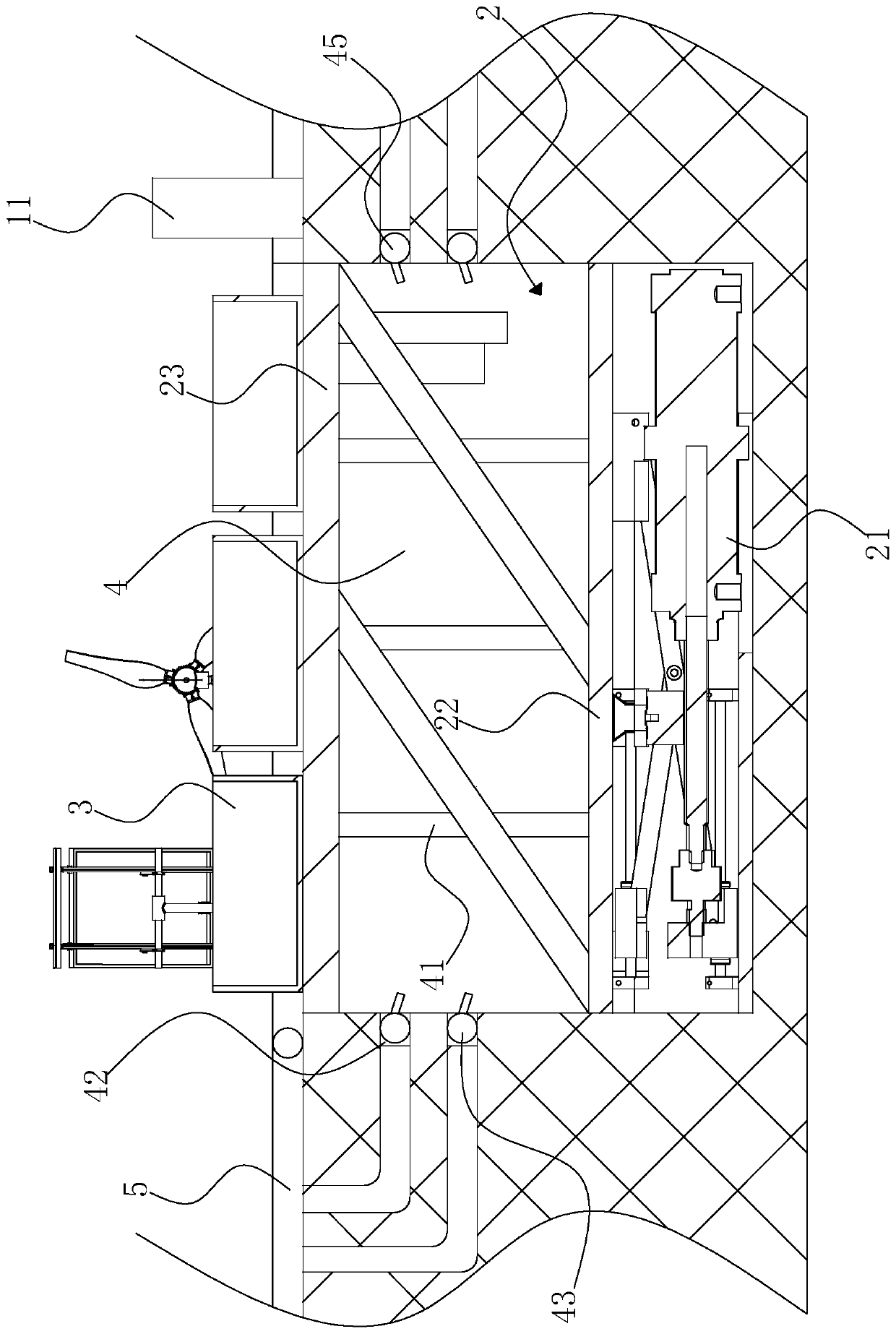 Ecological garage structure used for building roof