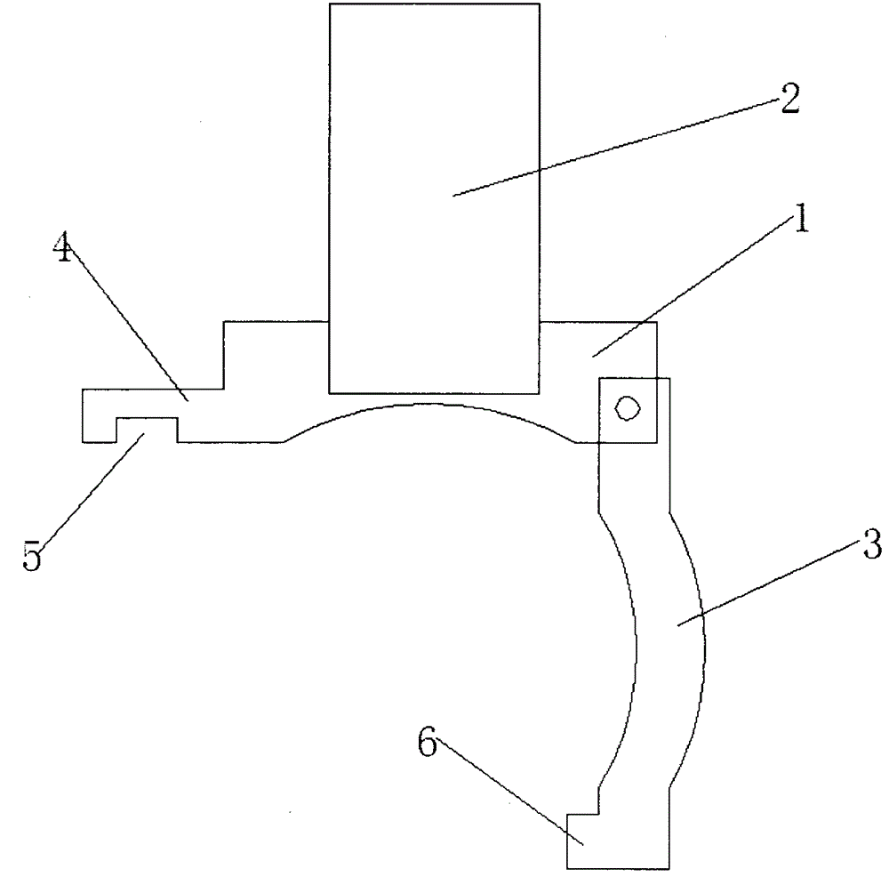 A construction pipe cross connection fastener