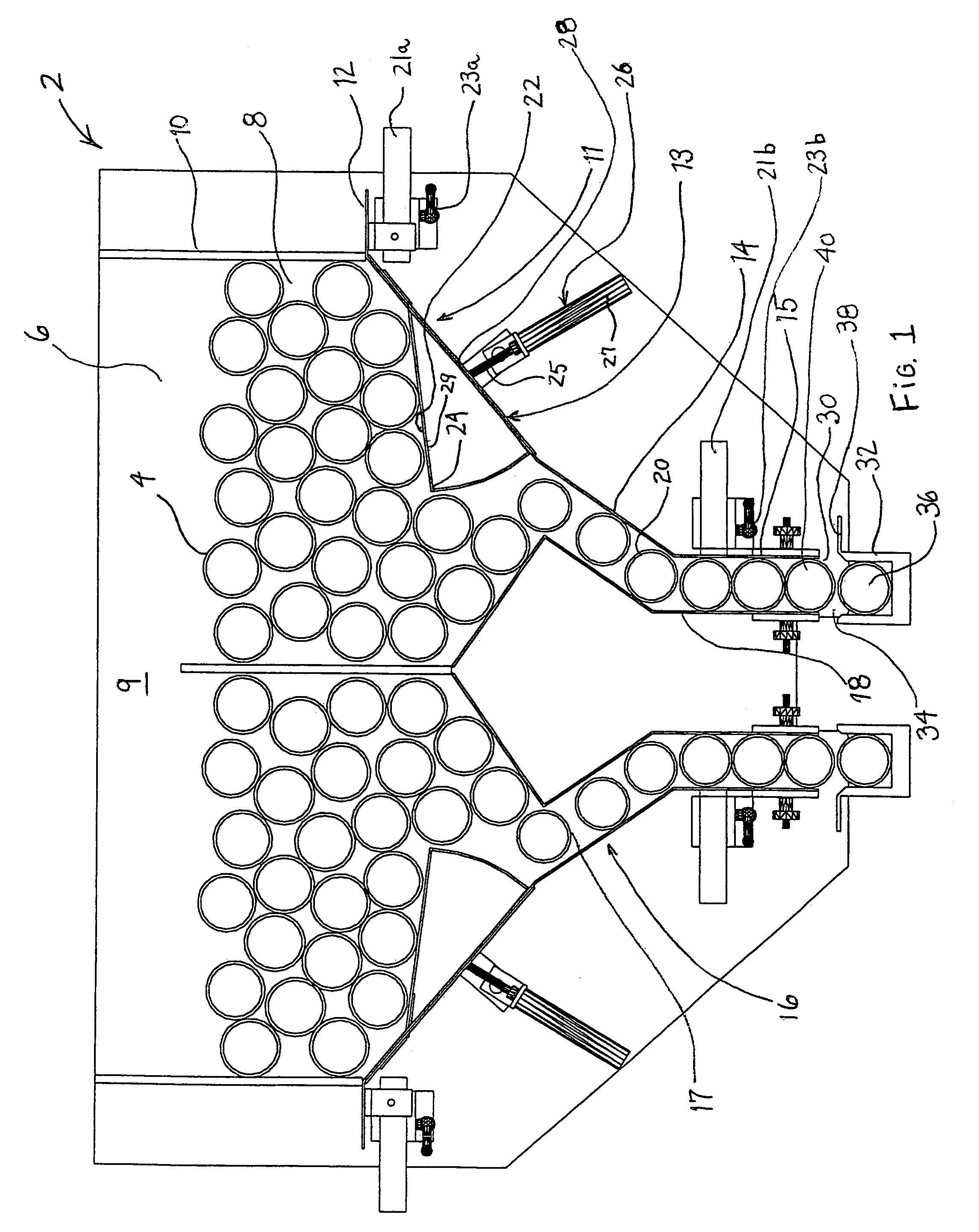 Tube dispensing magazine device and method