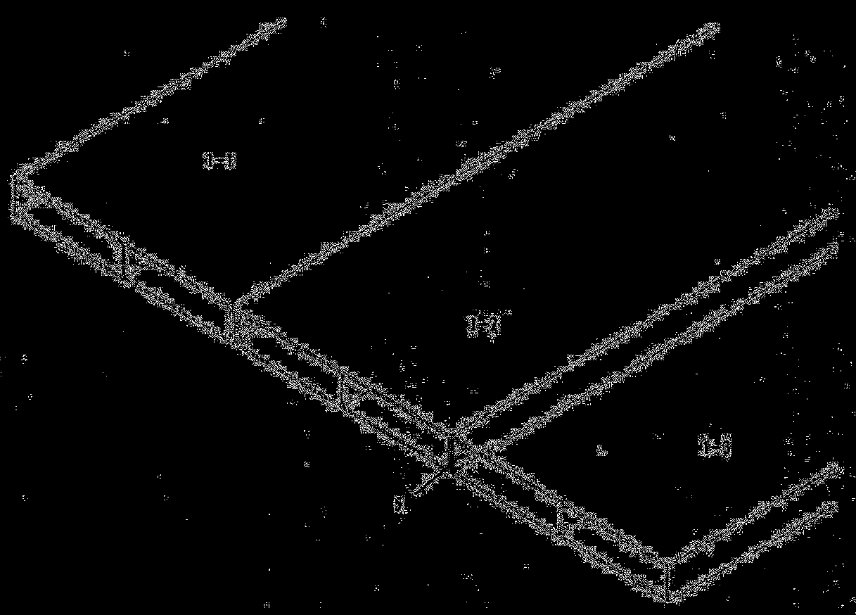 Aluminum alloy cavity plate for furniture and manufacturing method thereof