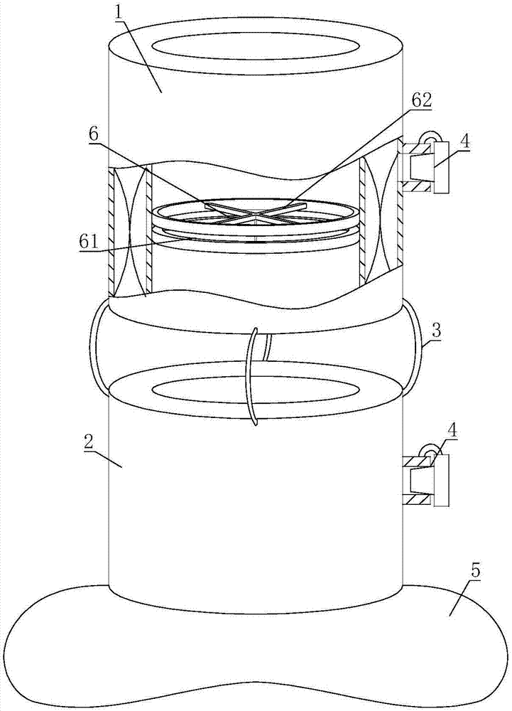 Artificial respiration device capable of effectively avoiding cross infection