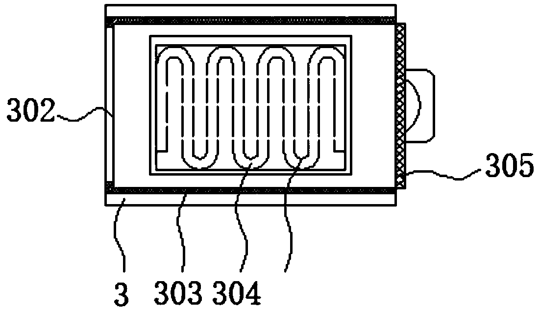 Environment-friendly monitoring device capable of realizing condensation and detecting dust content