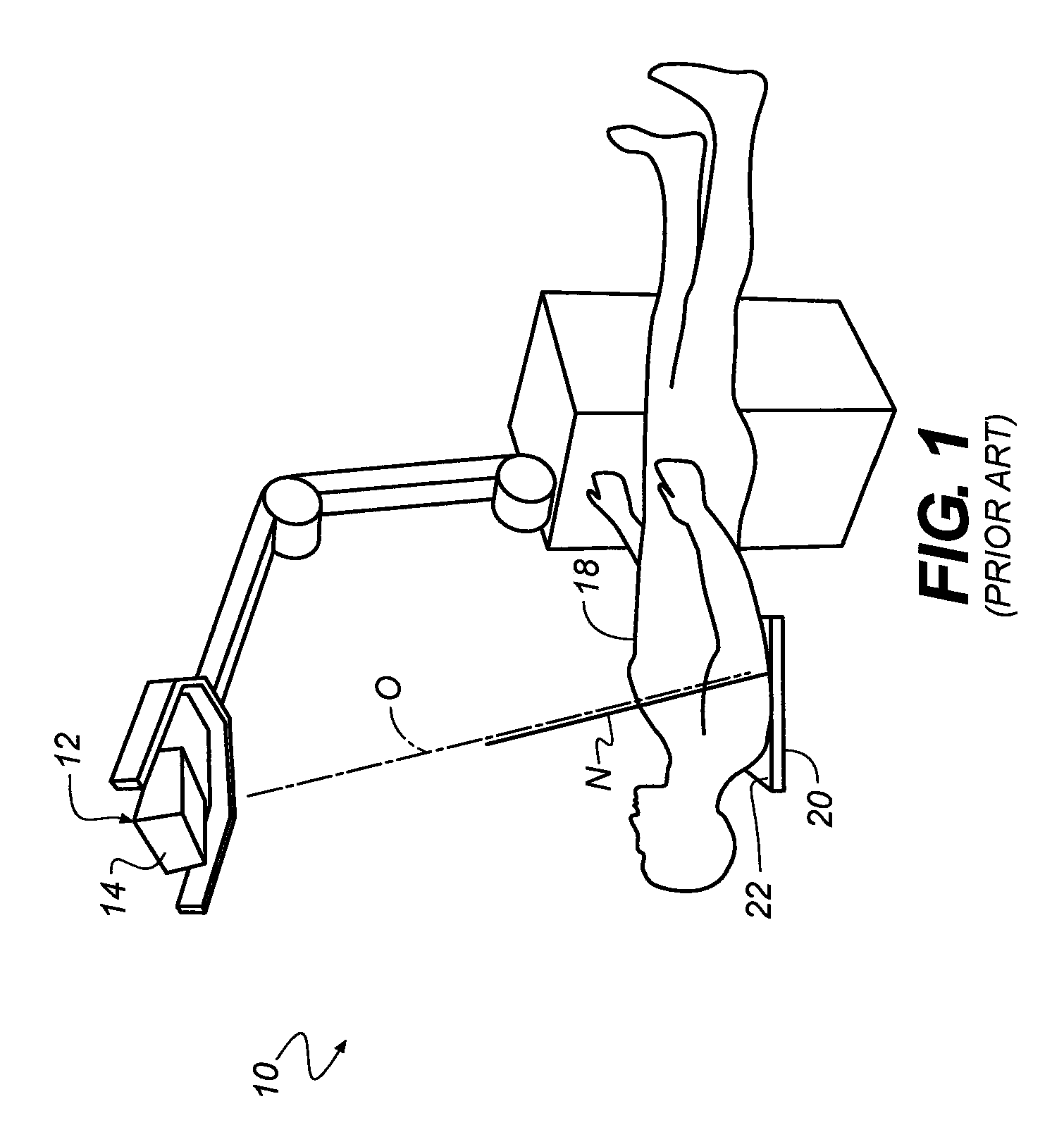 Position sensing apparatus for radiation imaging system