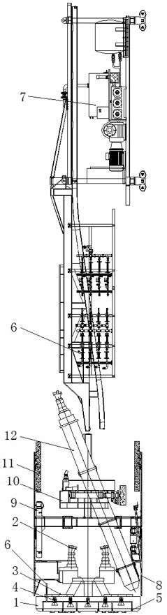 Hob-free hard rock tunneling machine for breaking rocks by utilizing microwaves and liquid nitrogen jet flow