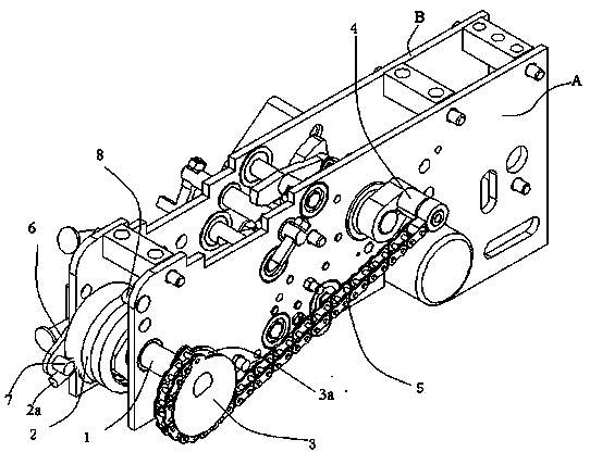 Energy storing outputting mechanism applied to spring operating mechanism