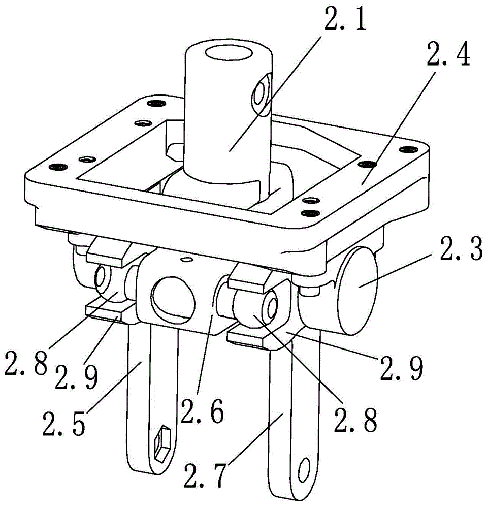 Gear dropping and skipping prevention single pole shifting rigid operating mechanism