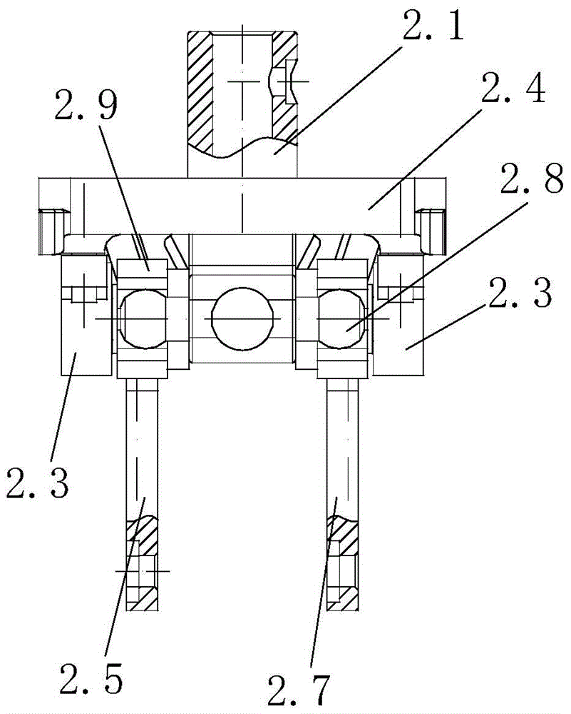 Gear dropping and skipping prevention single pole shifting rigid operating mechanism