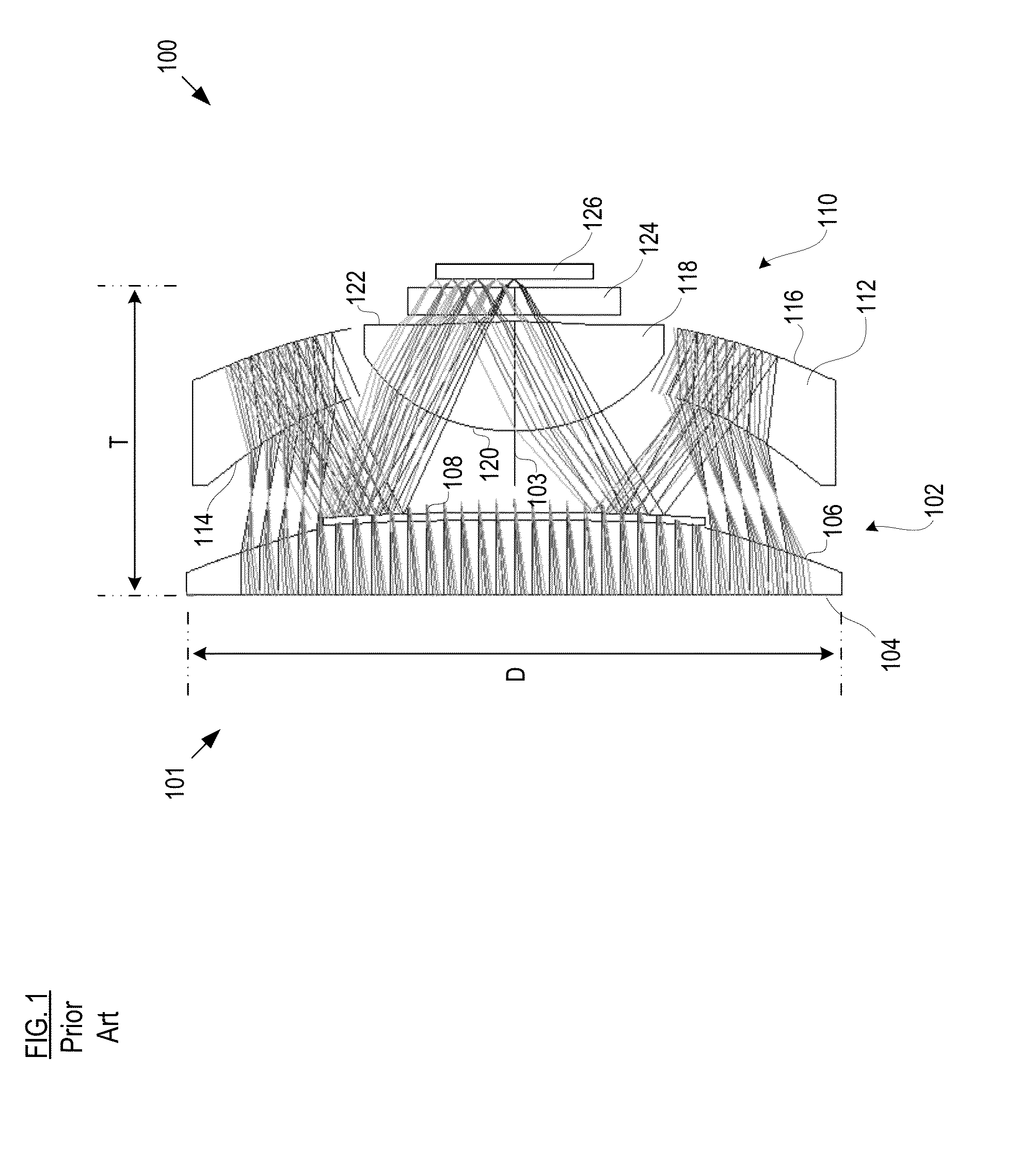 Apparatus comprising a compact telescope