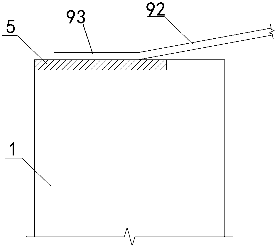 Horizontal connection structure for prefabricated concrete double-T plates and construction method of horizontal connection structure