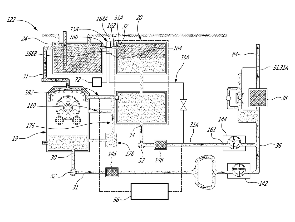 Shared oil system arrangement for an engine component and a generator