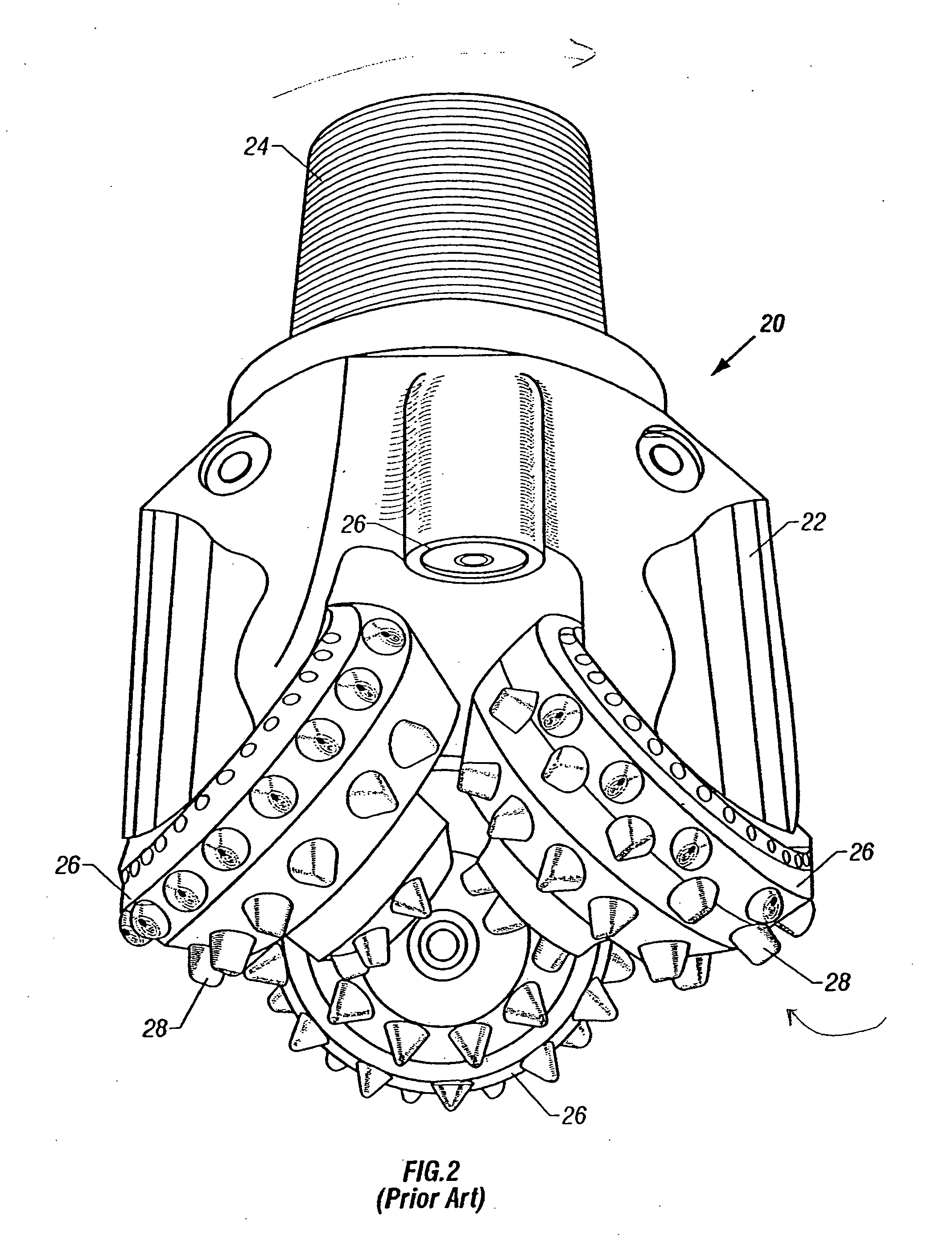 Axial stability in rock bits