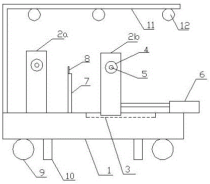 Take-up device of low-smoke halogen-free electric wire