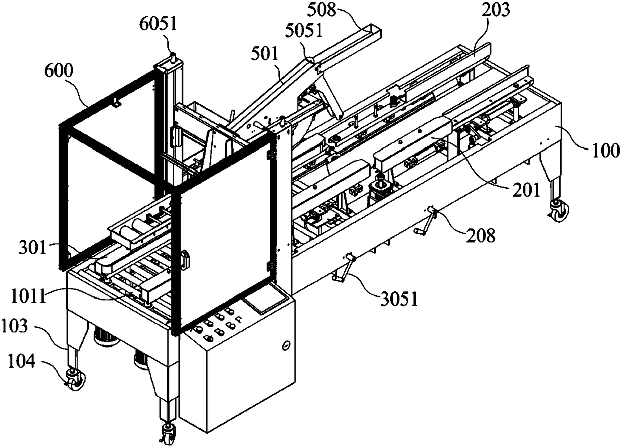 Automatic hot-glue carton sealing machine