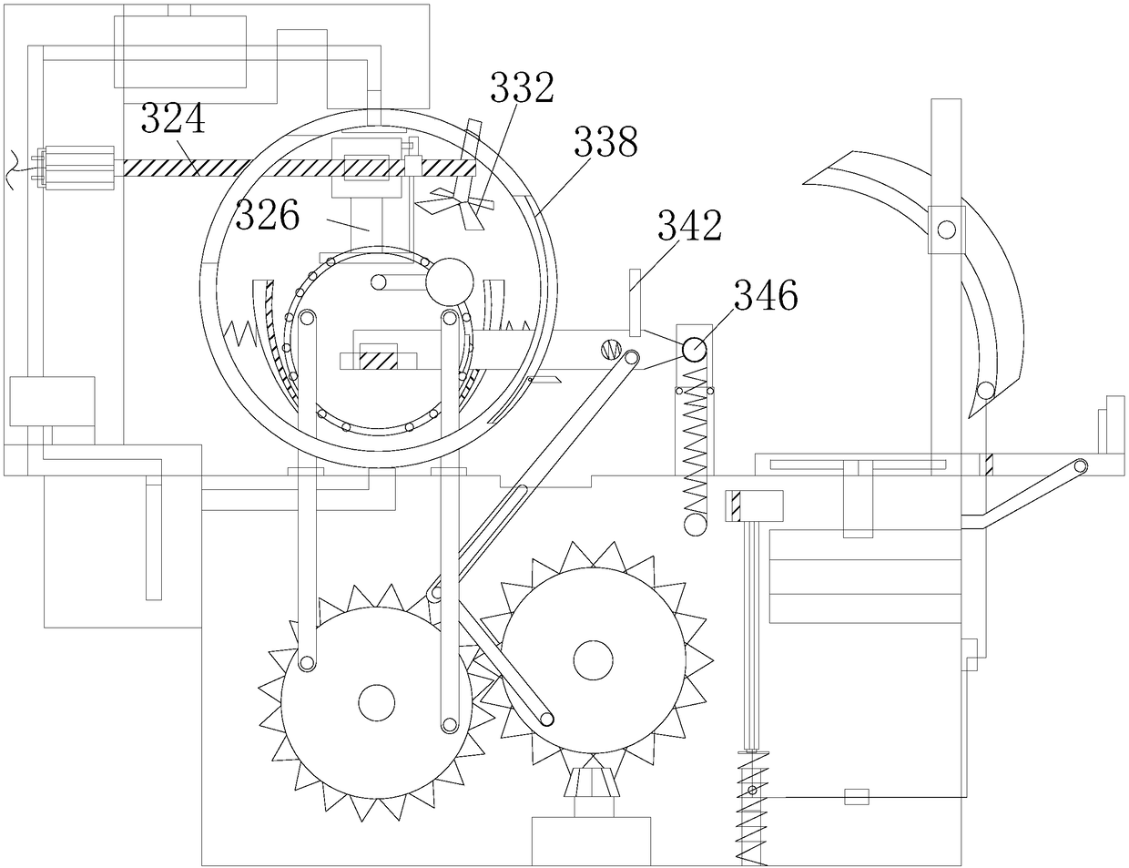 Polishing and spraying integrated paint spraying equipment