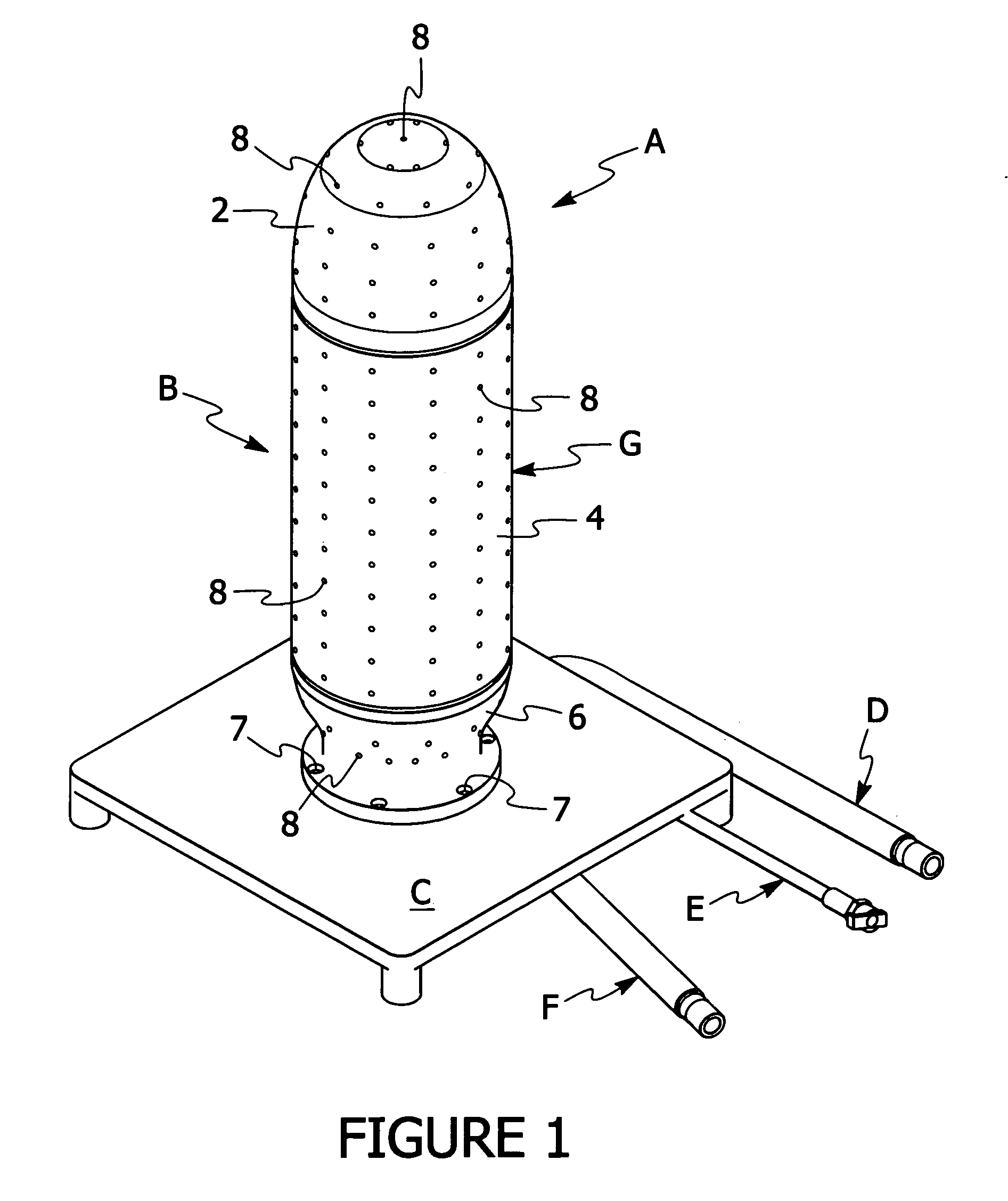 Test head assembly for use in testing protective masks