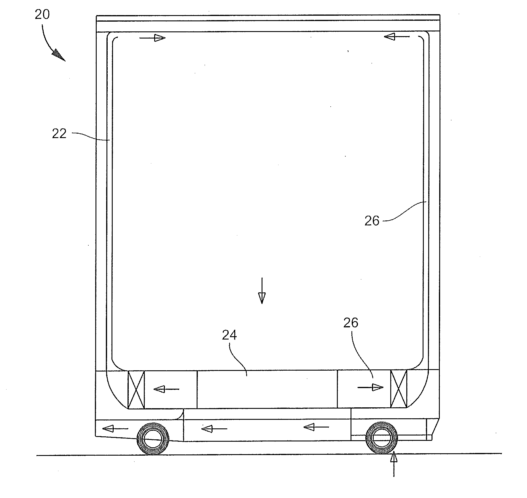 Mobile galley cart with heating, cooling and braking functionality