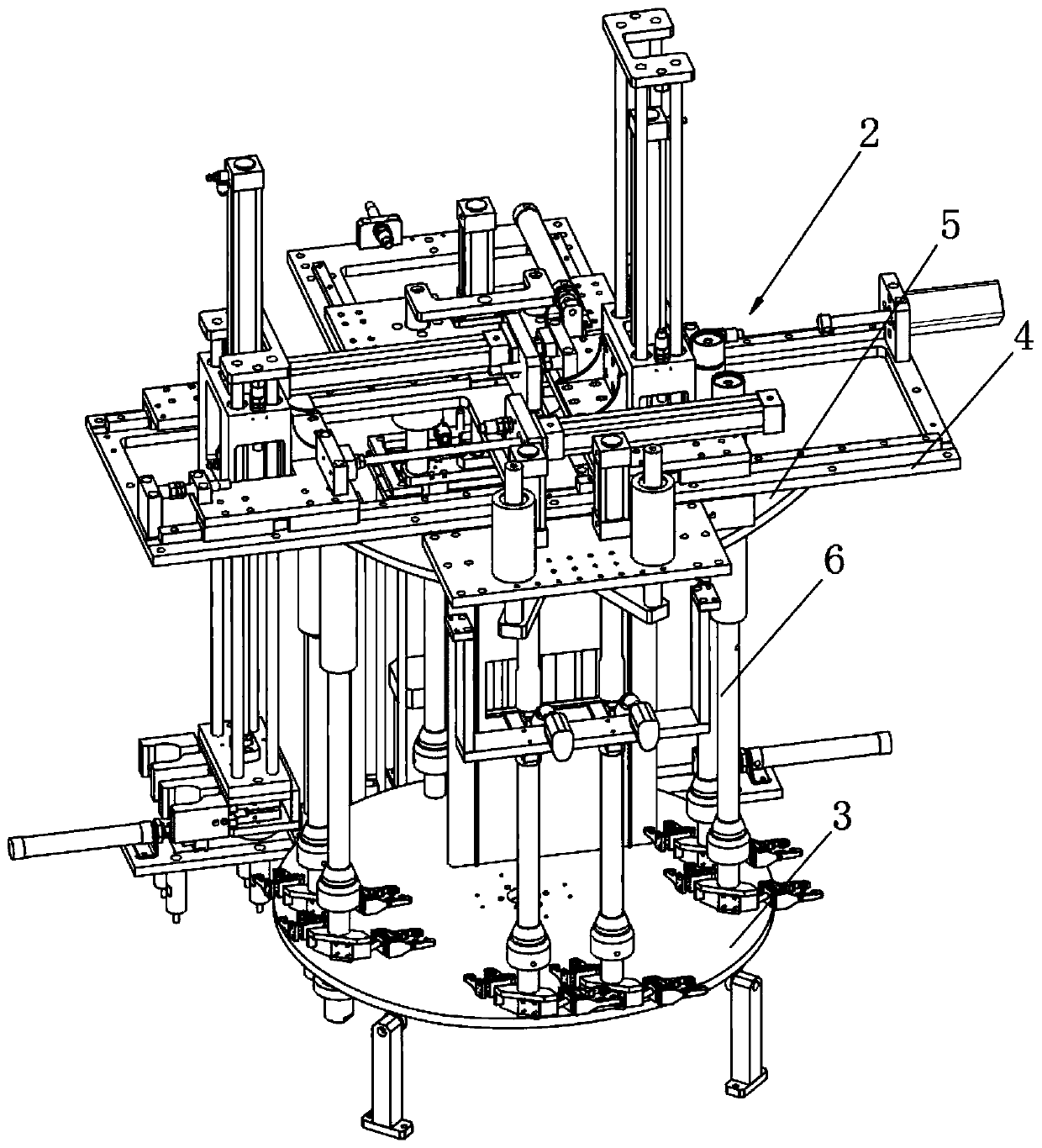 Auxiliary fixing equipment for processing superconducting magnet