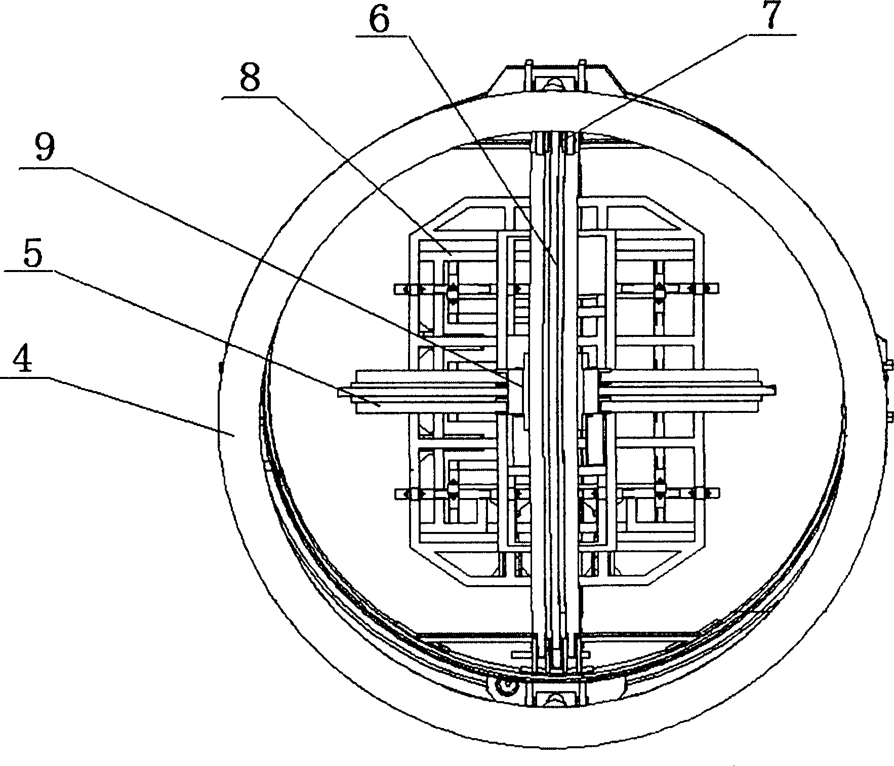 Three-dimensional simulation motion device