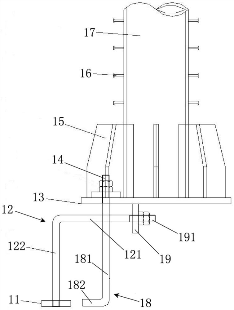 Combined support system for installation of large special-shaped components and method of use