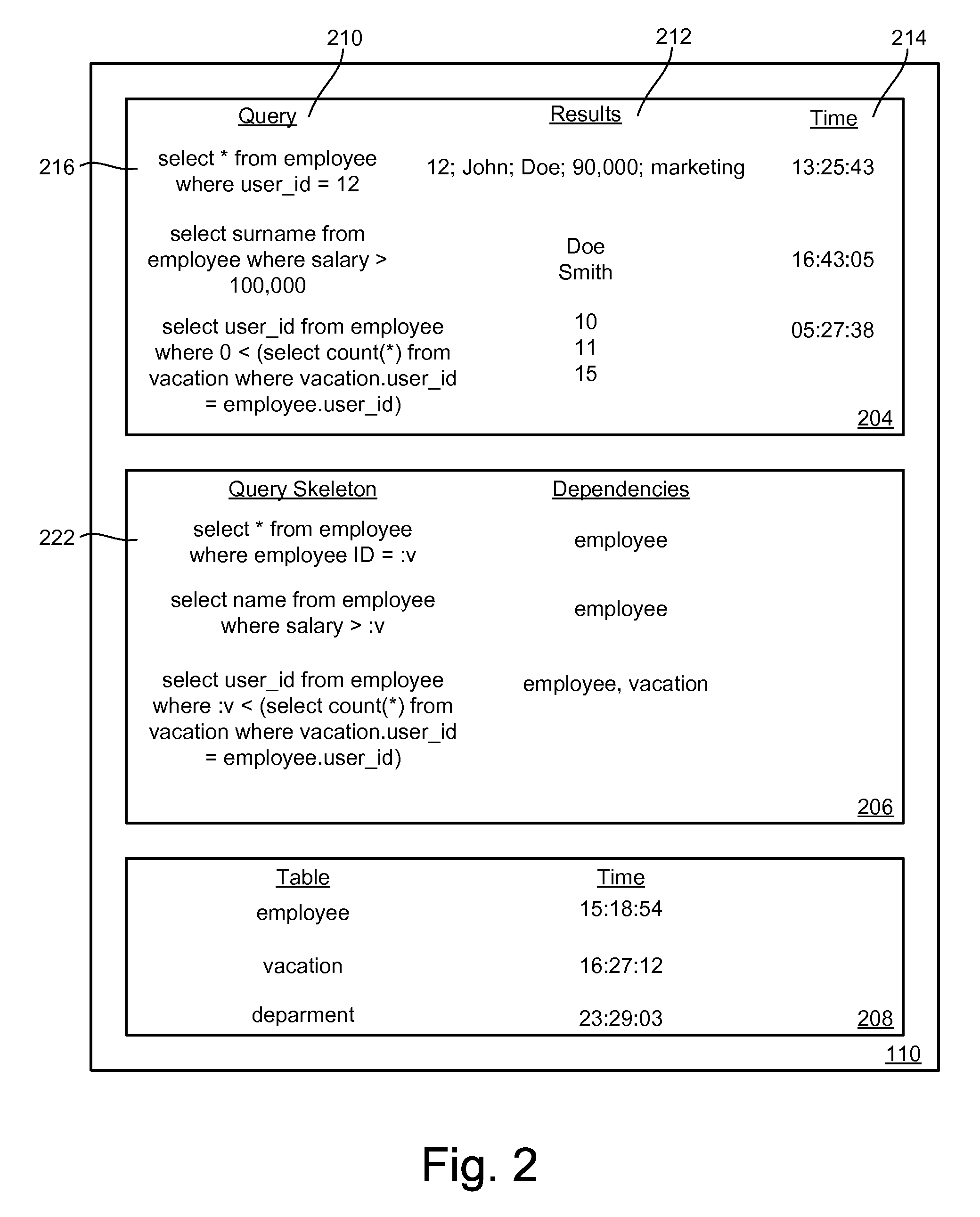 Database Caching and Invalidation Based on Detected Database Updates