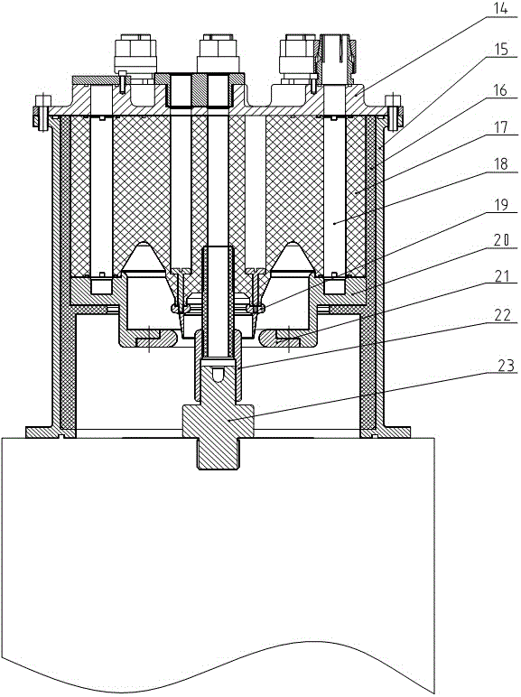 A strong pulse current device for cable transmission and multi-module confluence