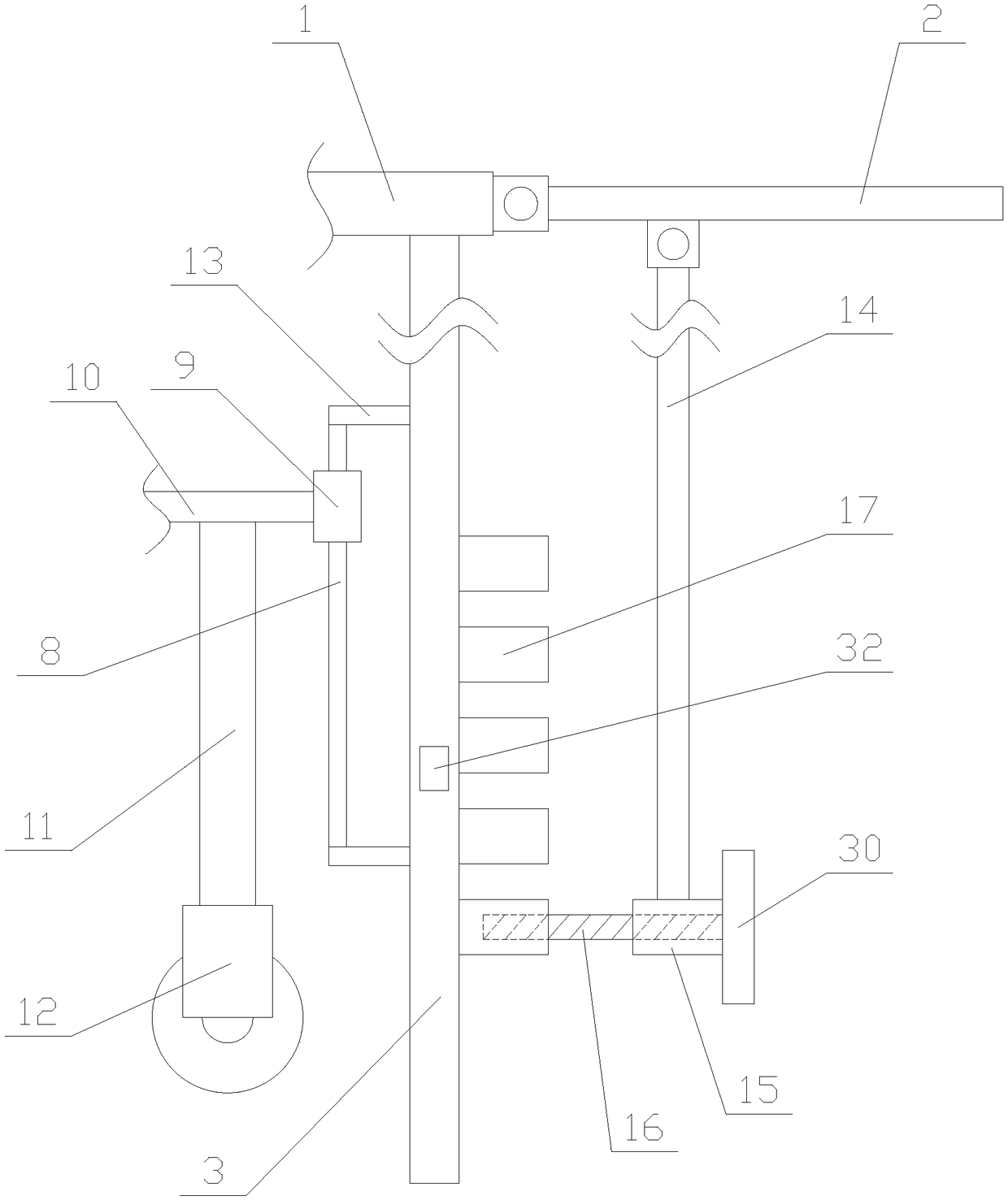 Underground construction protection device convenient to move and adjust and with high safety coefficient