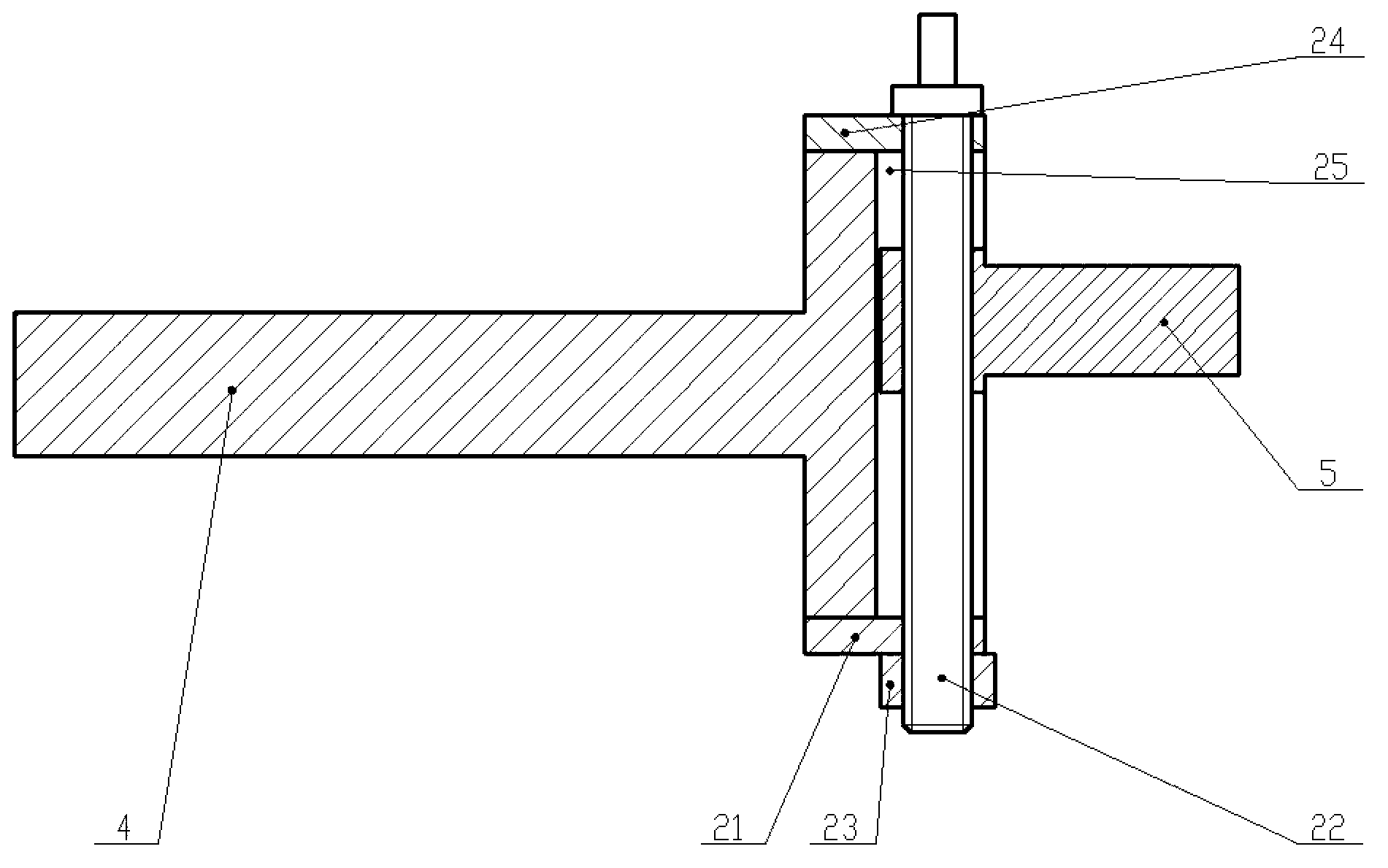 Fatigue testing machine for lifetime measurement of cantilever parts